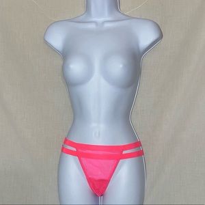 Victoria’s Secret Strappy Neon Pink String Bikini Panties